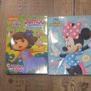 Nickelodeon Dora Explorer Jumbo Coloring Book - Purple and Green